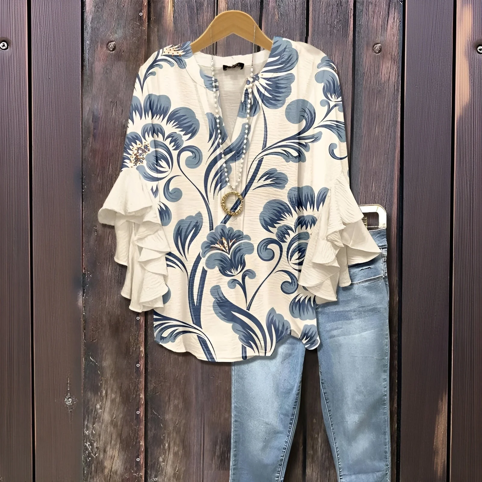 Airelle™ - Lässige & Stilvolle Sommerbluse - Image 10
