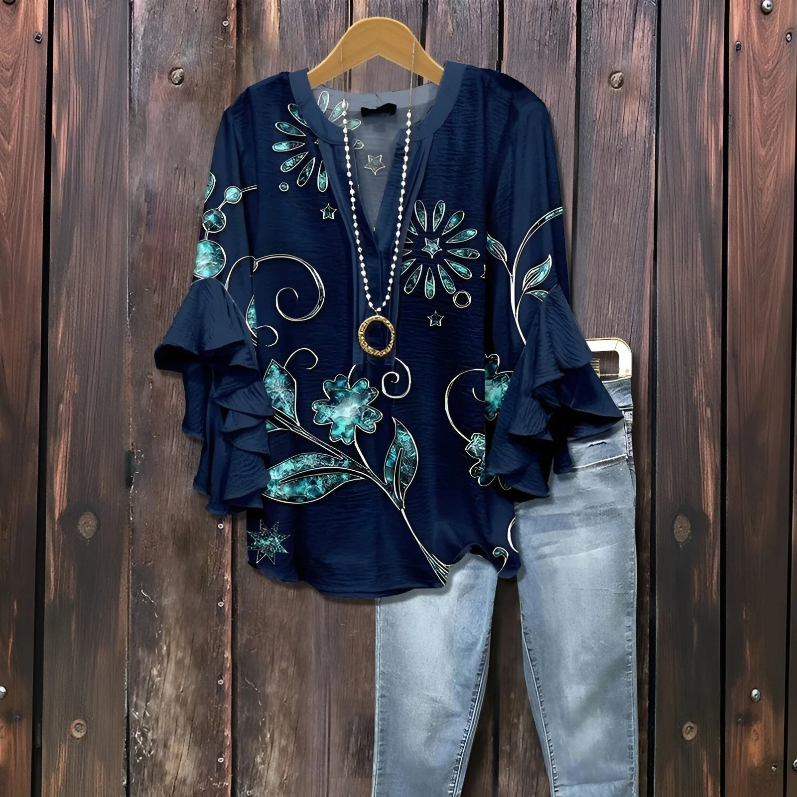 Airelle™ - Lässige & Stilvolle Sommerbluse - Image 13