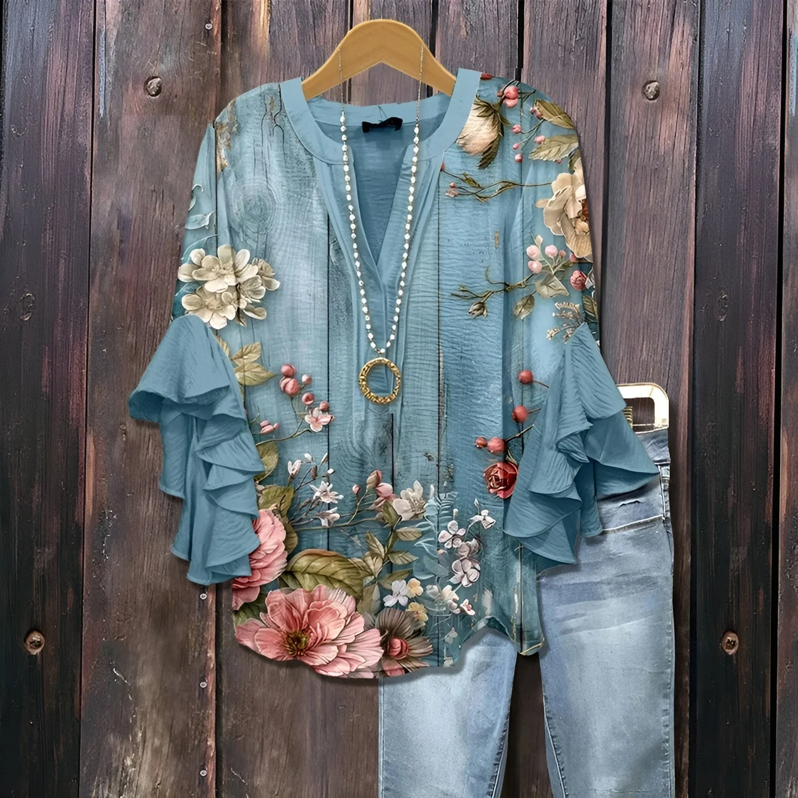Airelle™ - Lässige & Stilvolle Sommerbluse - Image 7