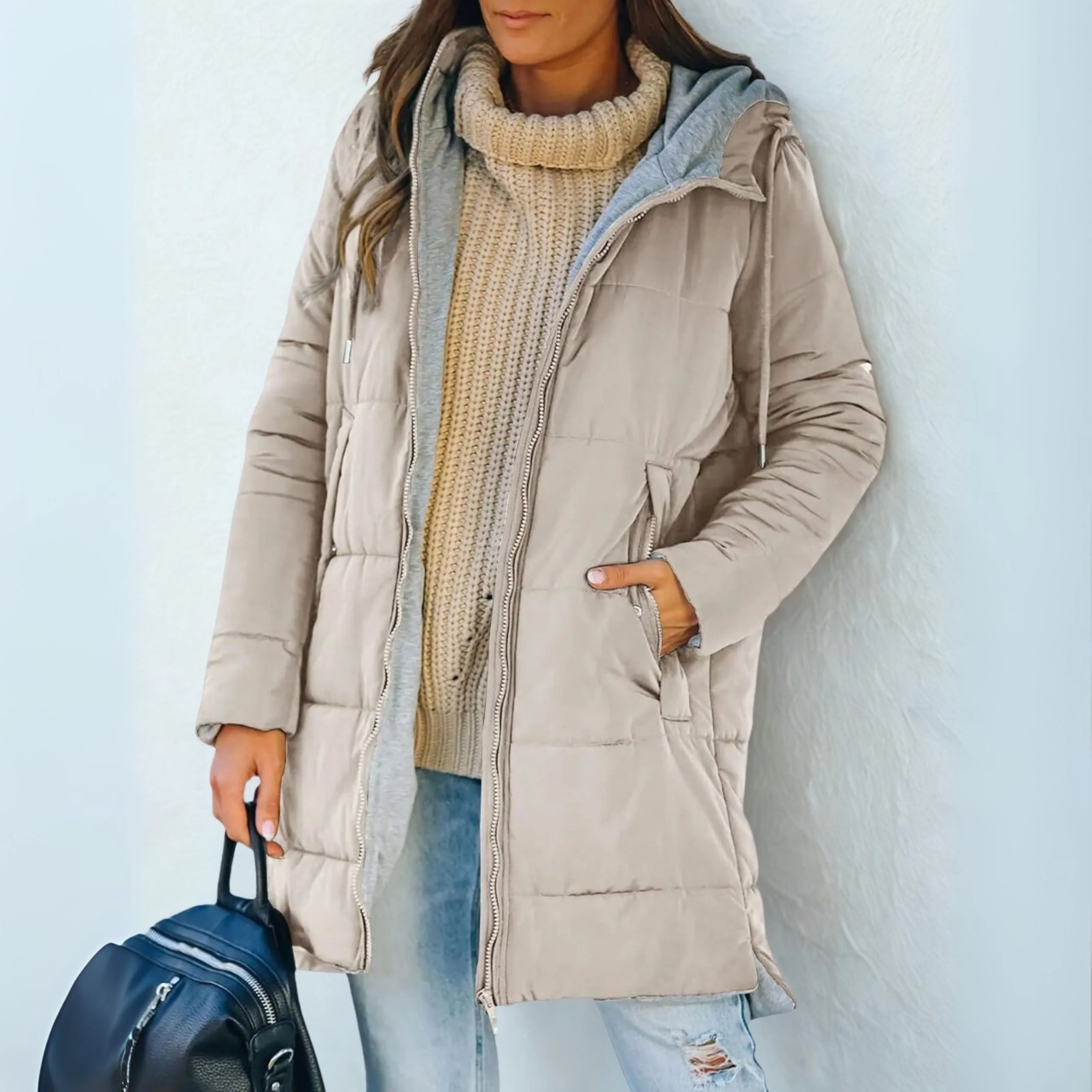 Nila™ - Lässige Daunenjacke mit Kapuze - Image 3