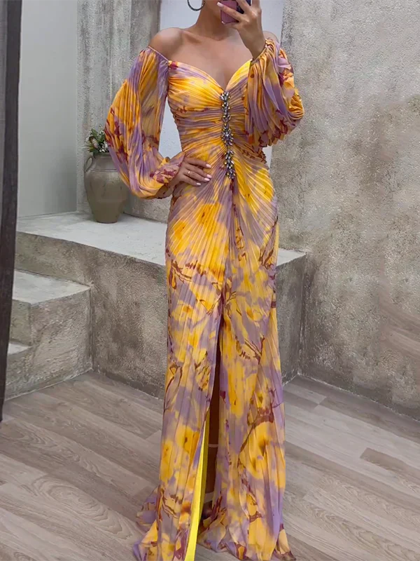 Amelia™ - Elegantes Kleid mit V-Ausschnitt