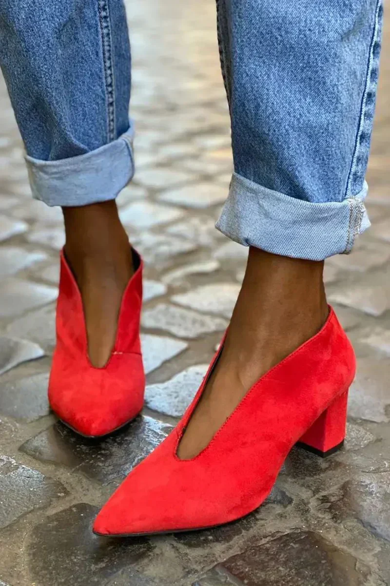 Angelika™ - Elegante Blockabsatz Pumps - Image 2