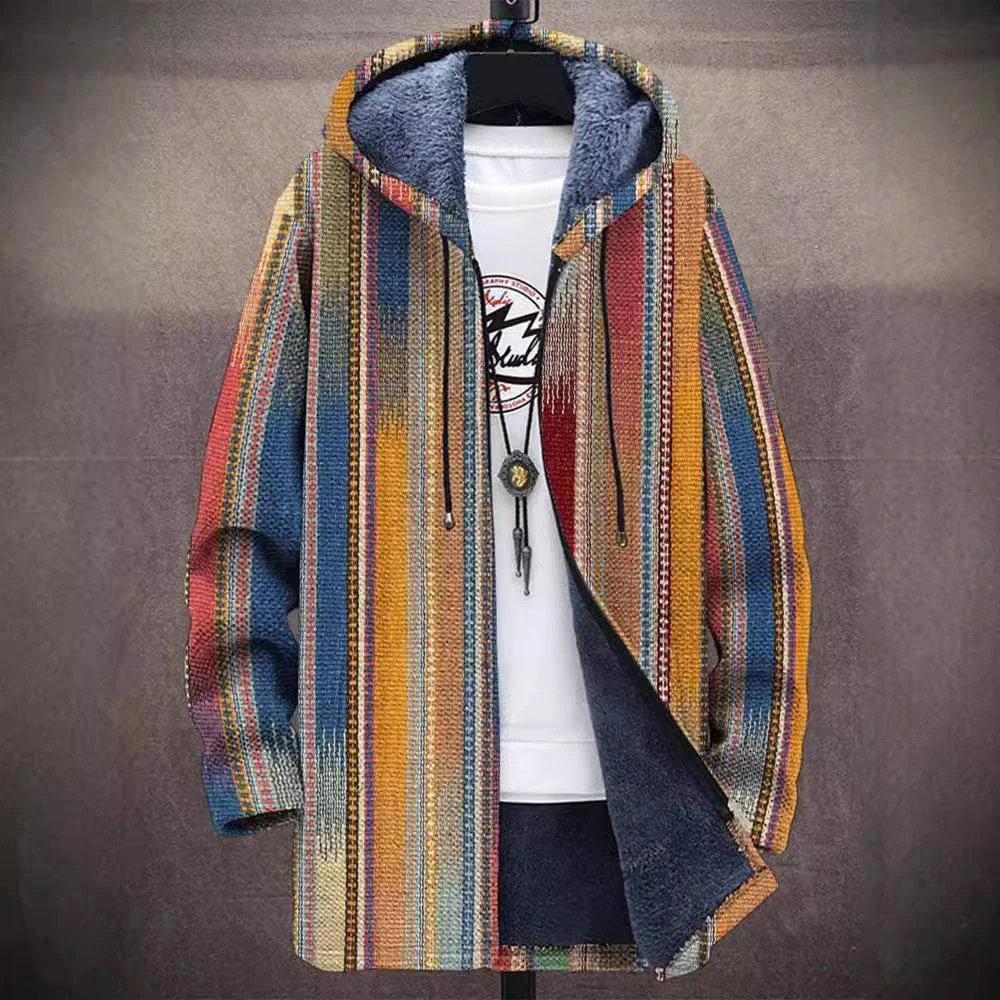 Annet™ - Luxuriöse Kunstinspirierte Kapuzenjacke mit Reißverschluss - Image 2