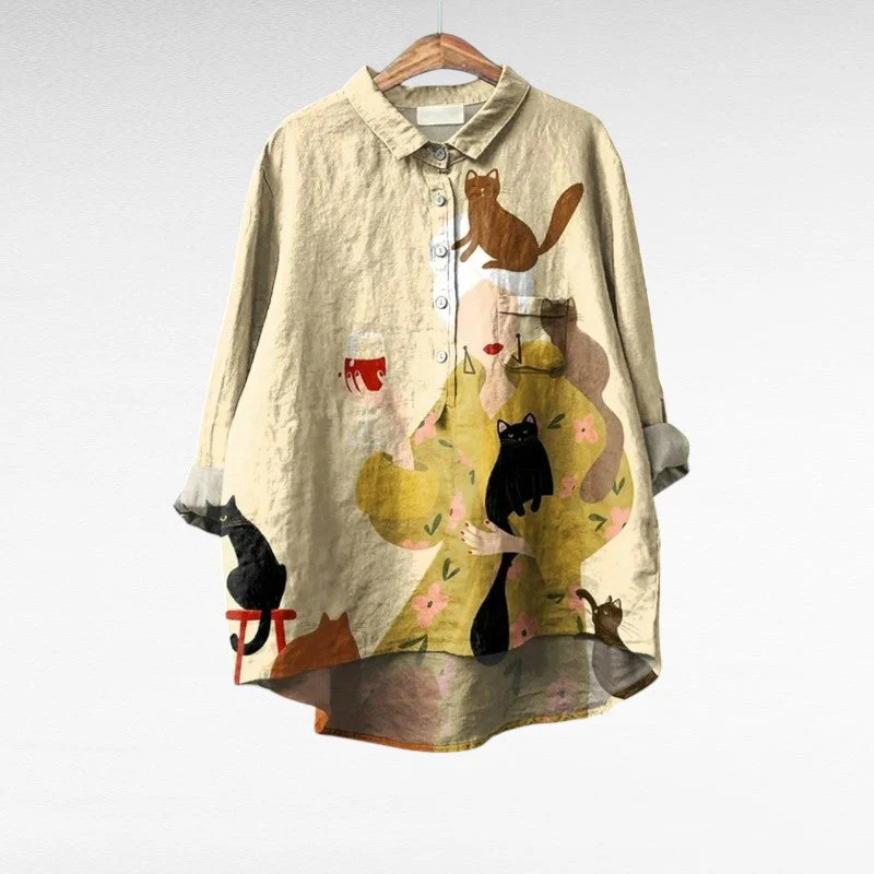 Ariané - Poétique Katzenbluse