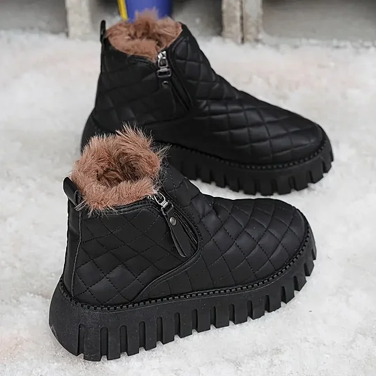 Arlette™ - Warme Schneestiefel mit Keilabsatz - Image 4