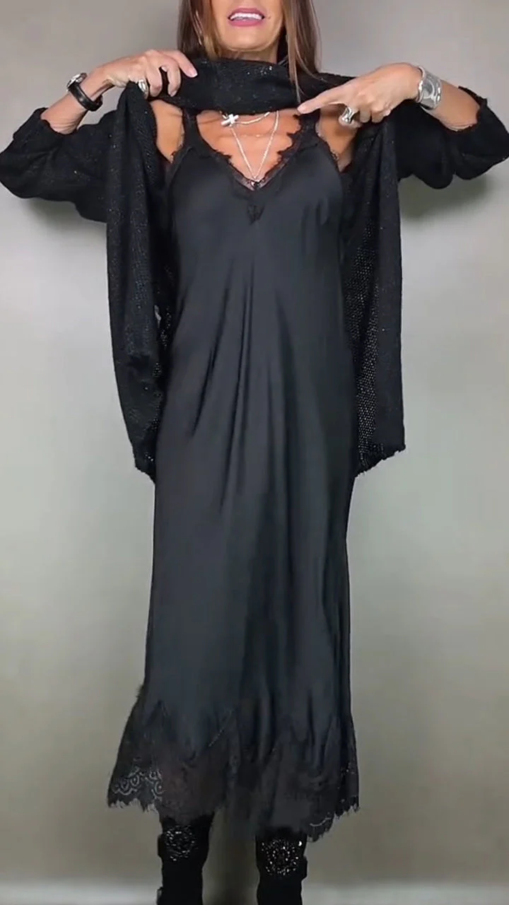 Artone™ - Elegantes Zweiteiliges Set – langer Pullover und Passendes Kleid - Image 4