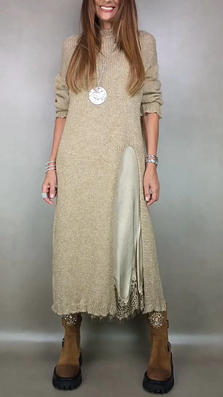 Artone™ - Elegantes Zweiteiliges Set – langer Pullover und Passendes Kleid - Image 8