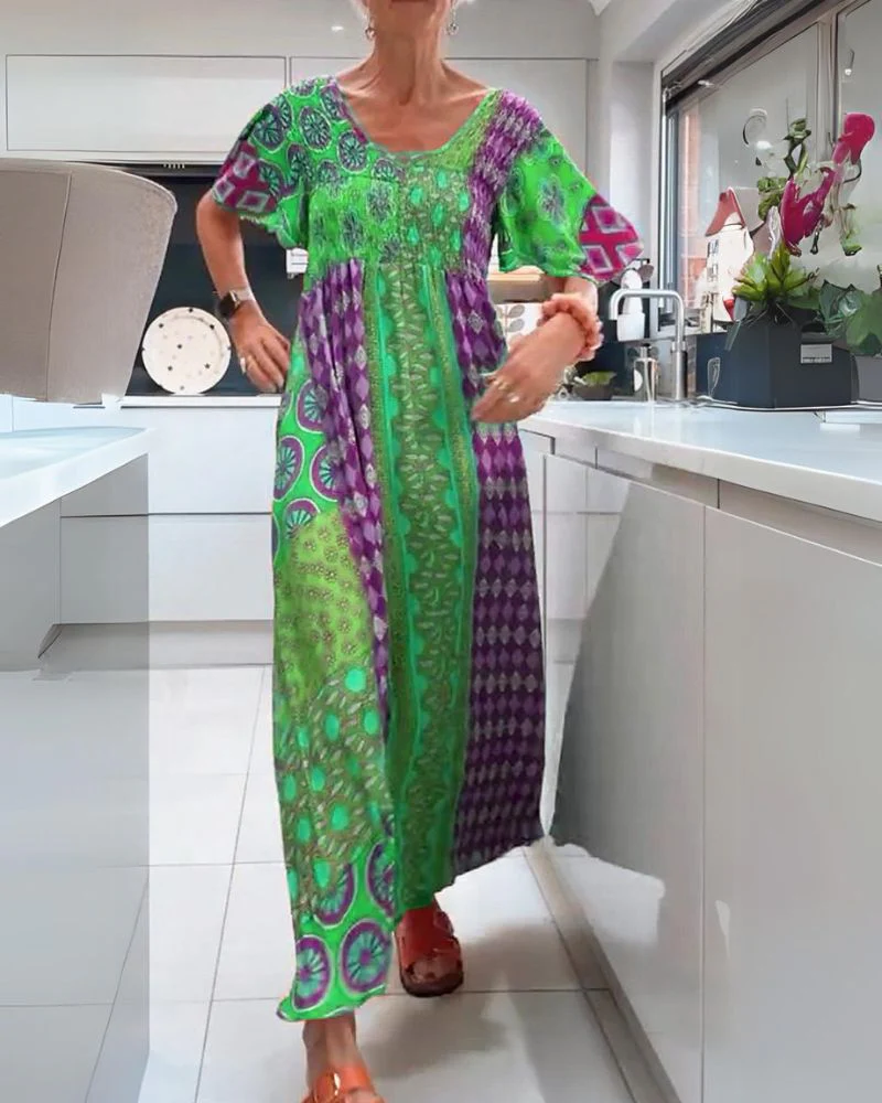Ash™ - Buntes Bohemian-Kleid - Image 5