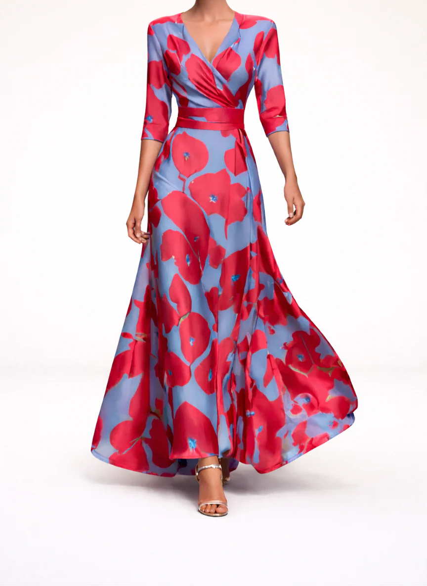 Aurora™ - Bequemes V-Ausschnitt Kleid für den Alltag