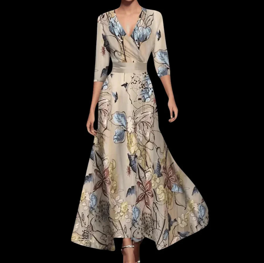 Aurora™ - Bequemes V-Ausschnitt Kleid für den Alltag - Image 6