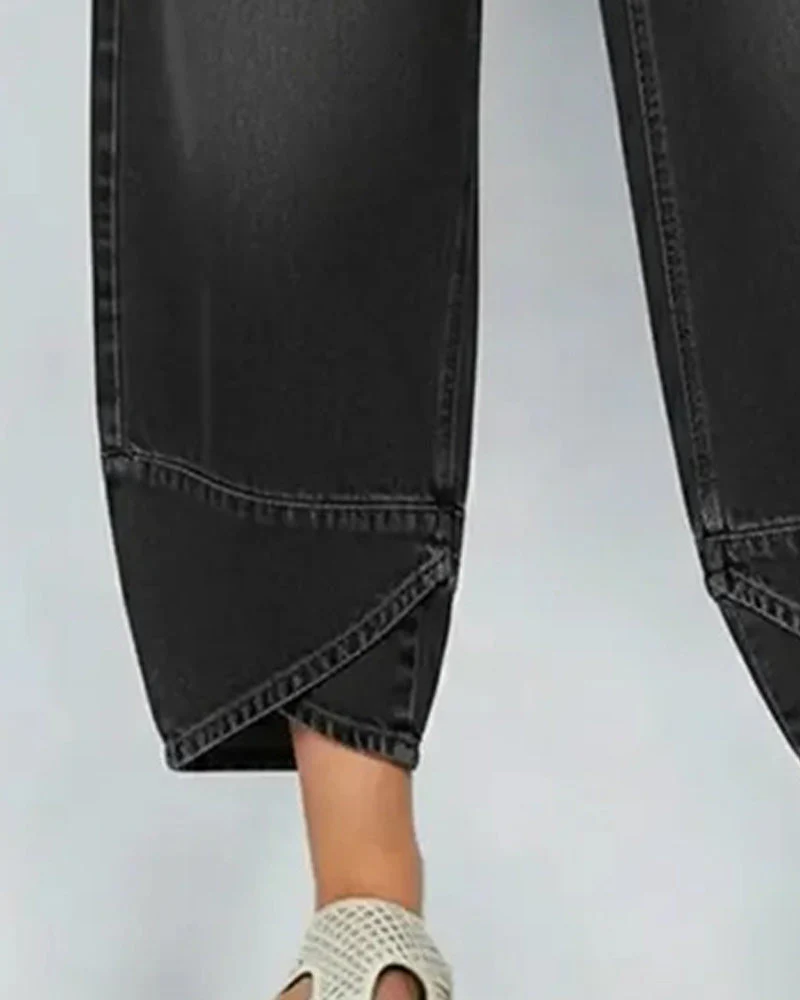 Bente - Denim-Style Hose - Image 5