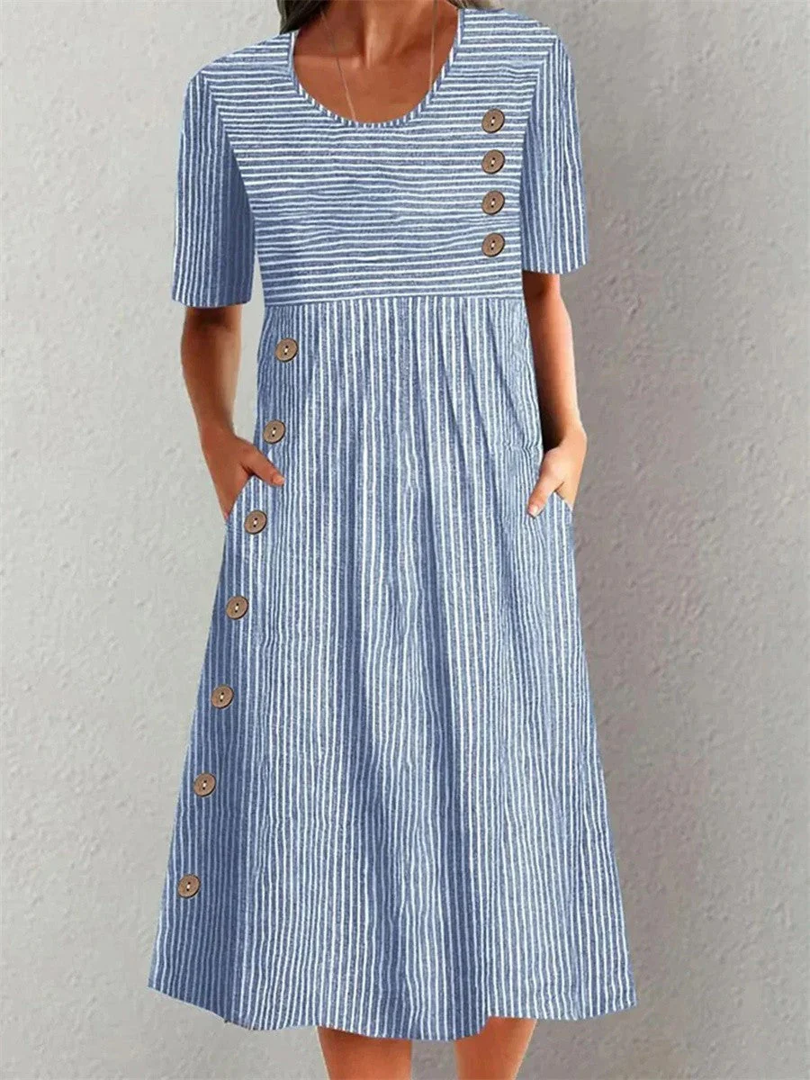 Betina™ - Gestreiftes Sommerkleid