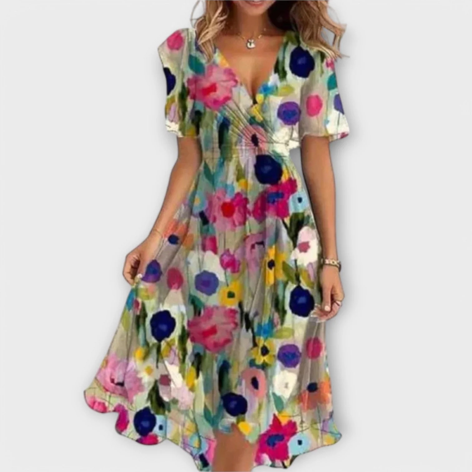 Bianca™ - Damenkleid mit V-Ausschnitt - Image 4