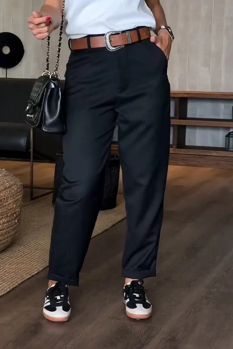 Bjarne™ - Elegante, Figurbetonte Gestreifte Hose - Image 3