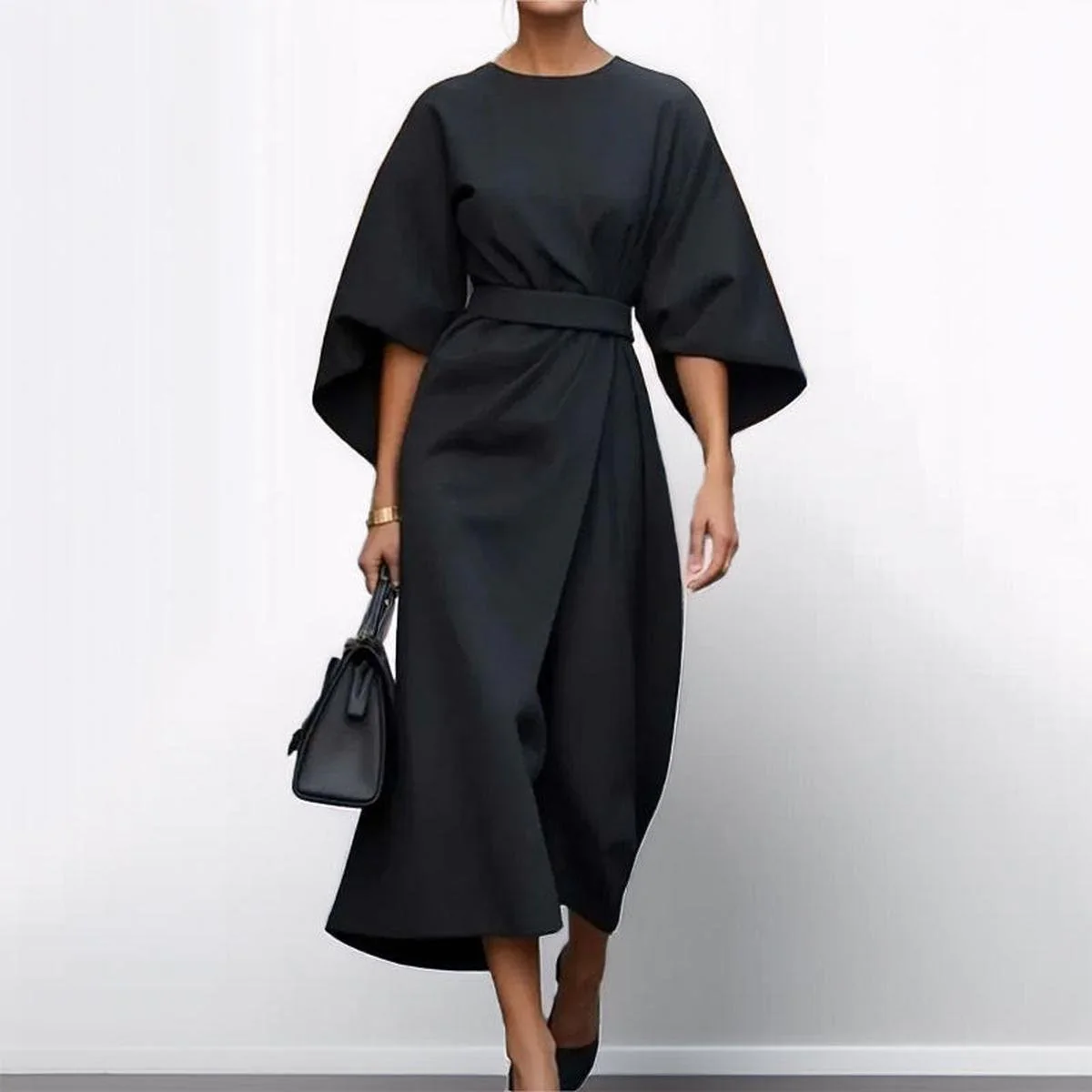 Cally™ - Langes Kleid mit Kimonoärmeln