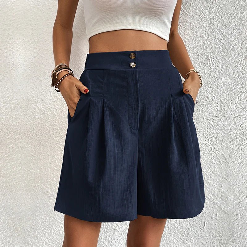 Chelsie - Hohe Taille Bequeme Shorts - Image 3
