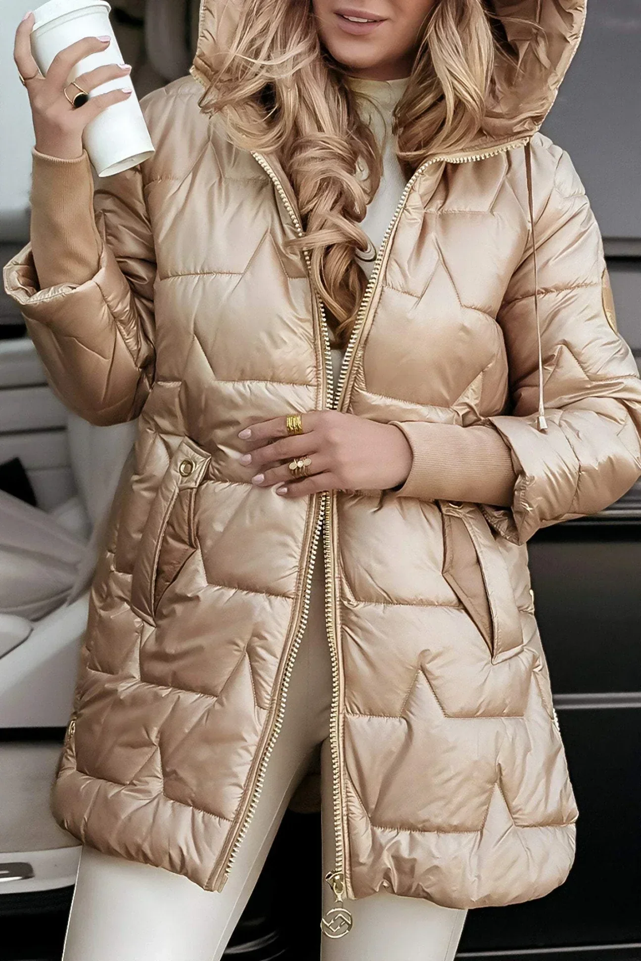 Chivelle™ - Stylischer Wintermantel mit Kapuze - Image 3