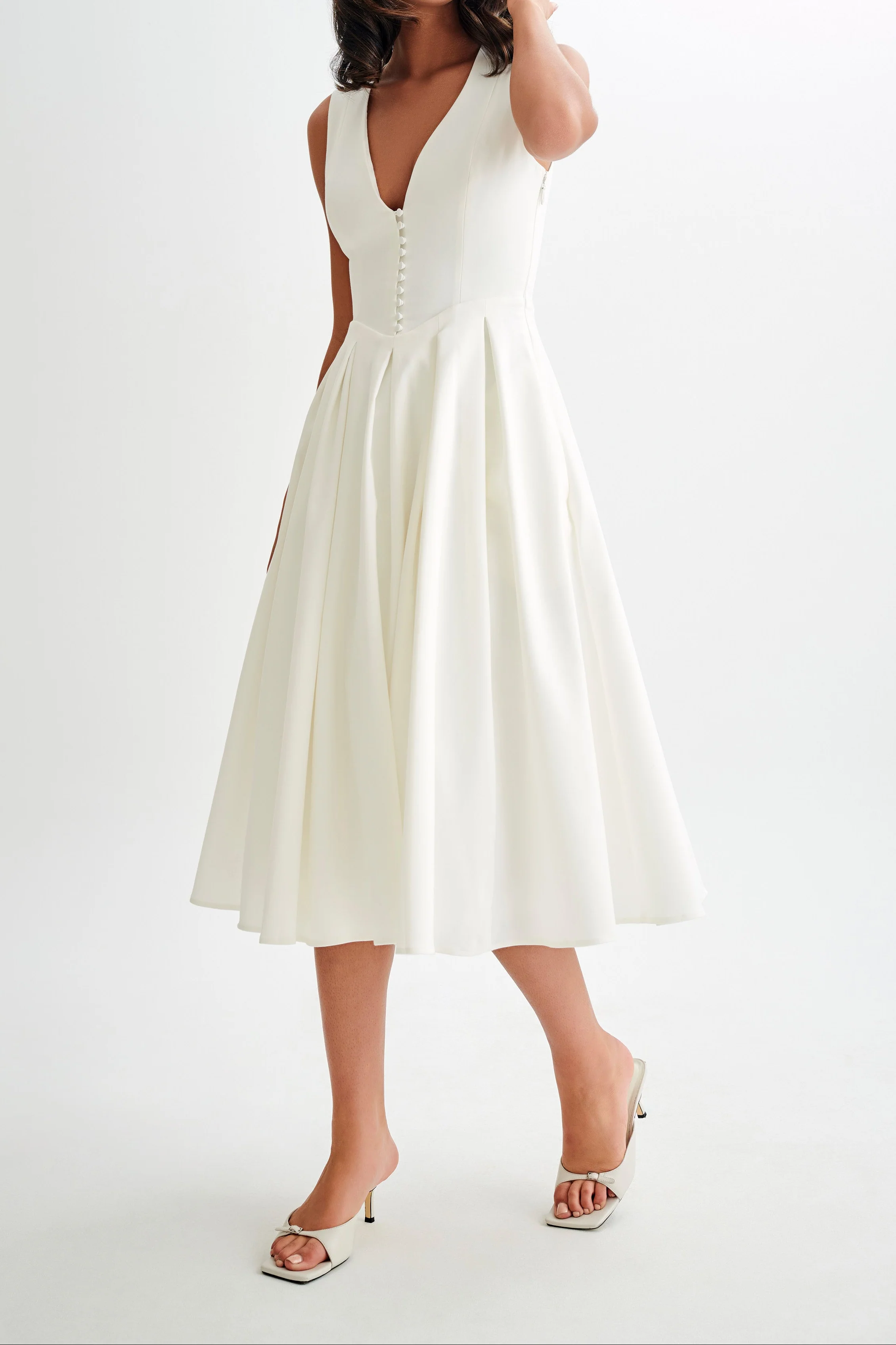 Christine - Ärmelloses Midi Kleid - Image 4