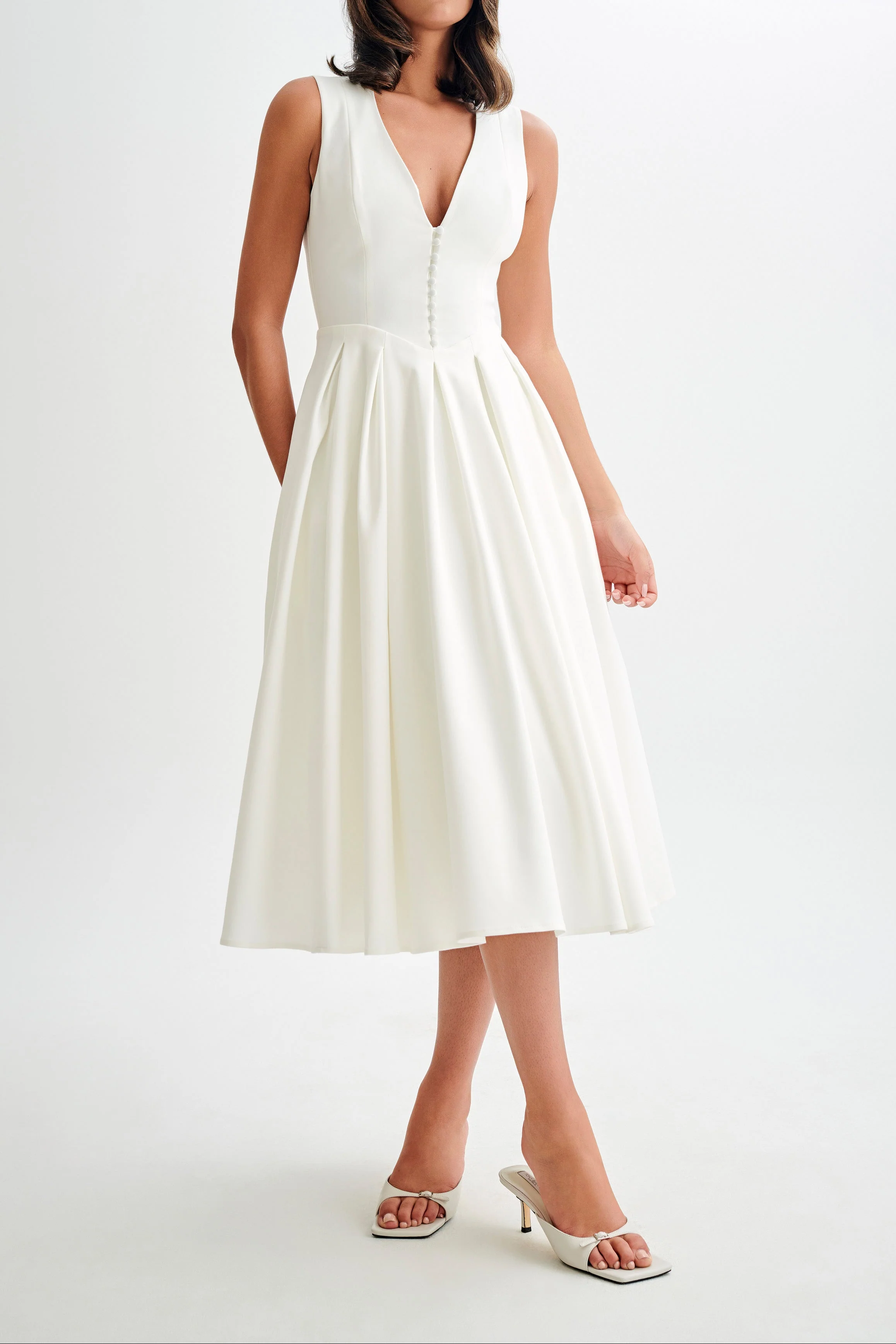 Christine - Ärmelloses Midi Kleid - Image 6