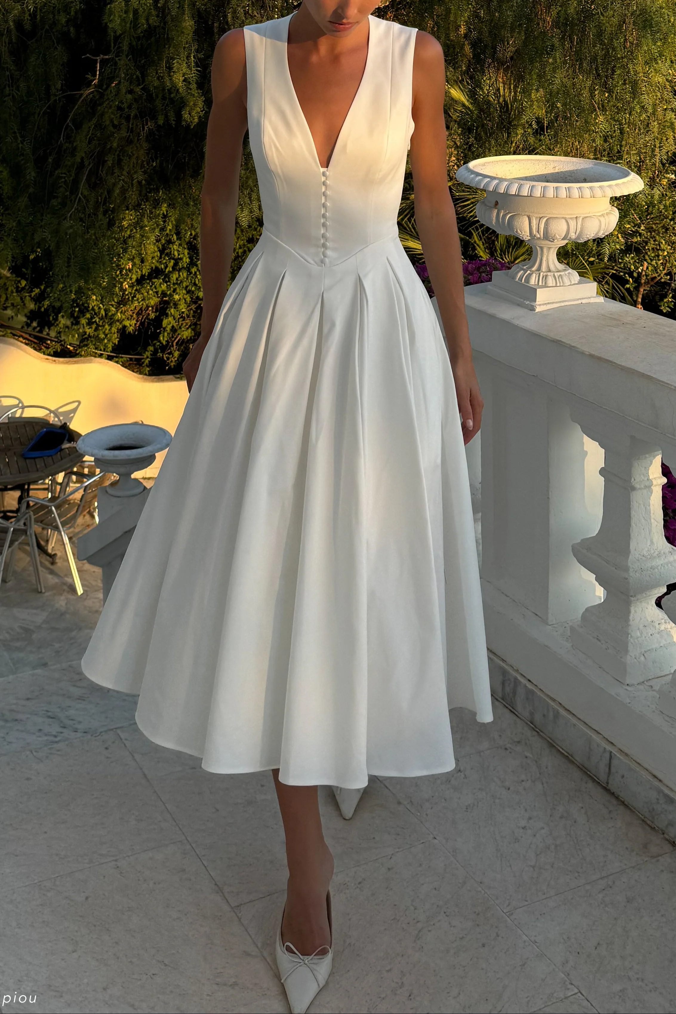 Christine - Ärmelloses Midi Kleid - Image 7