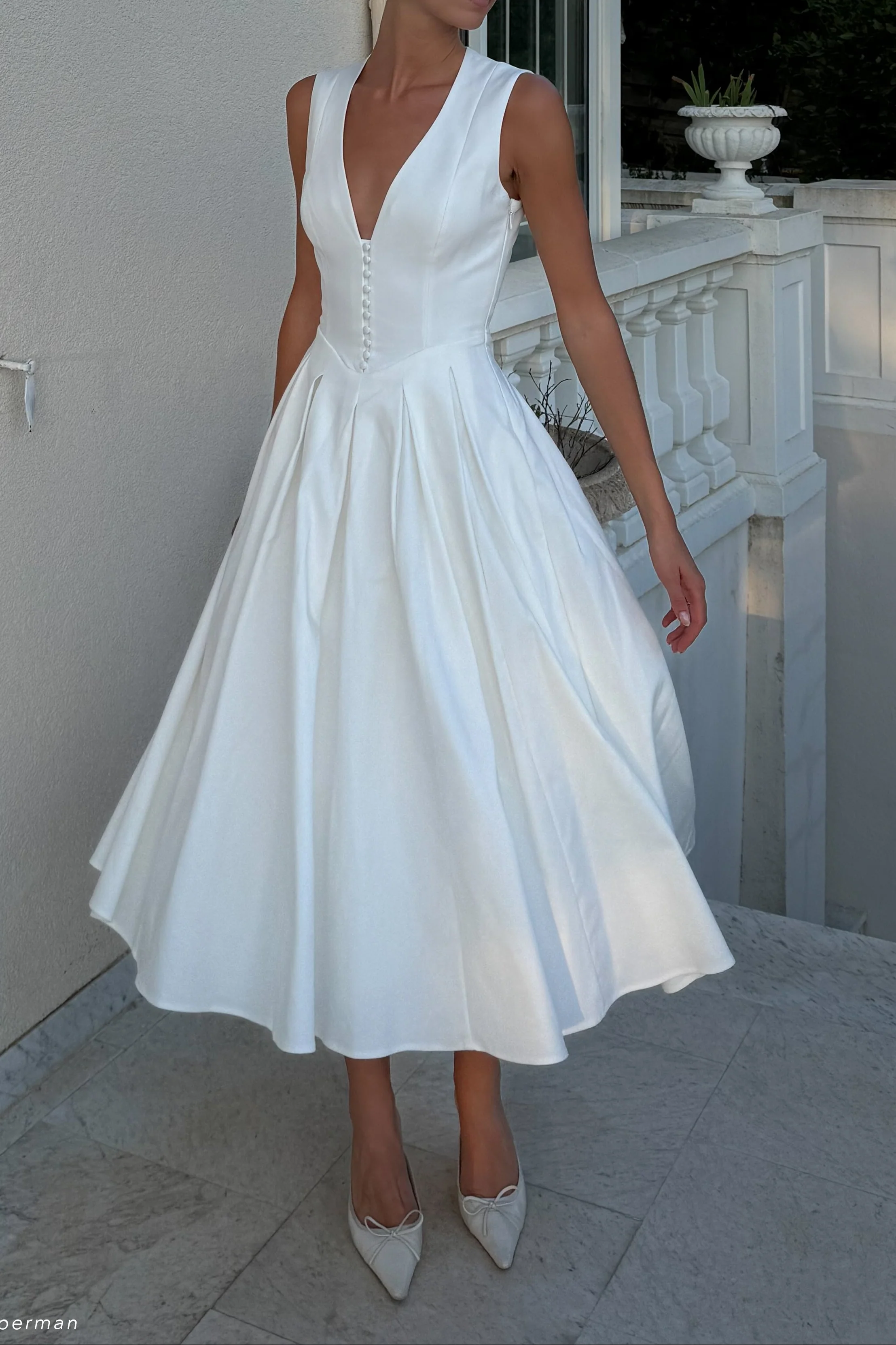Christine - Ärmelloses Midi Kleid - Image 8