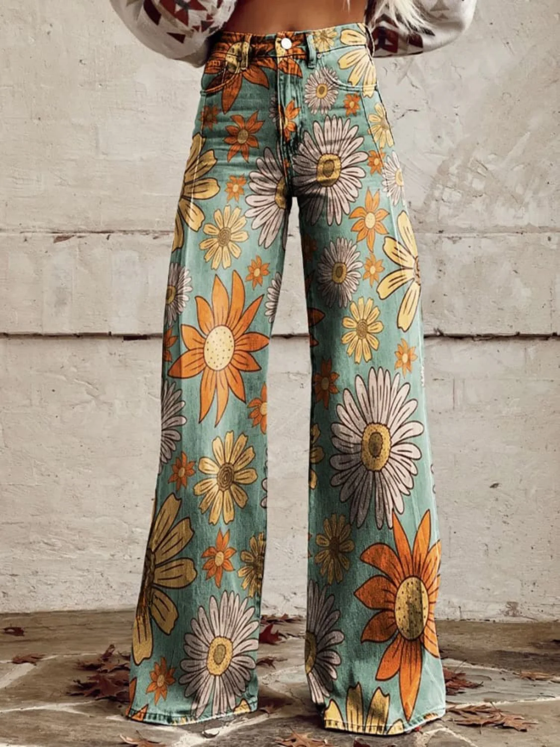 Cirilla - Palazzo-Hose mit Blumenmuster - Image 3