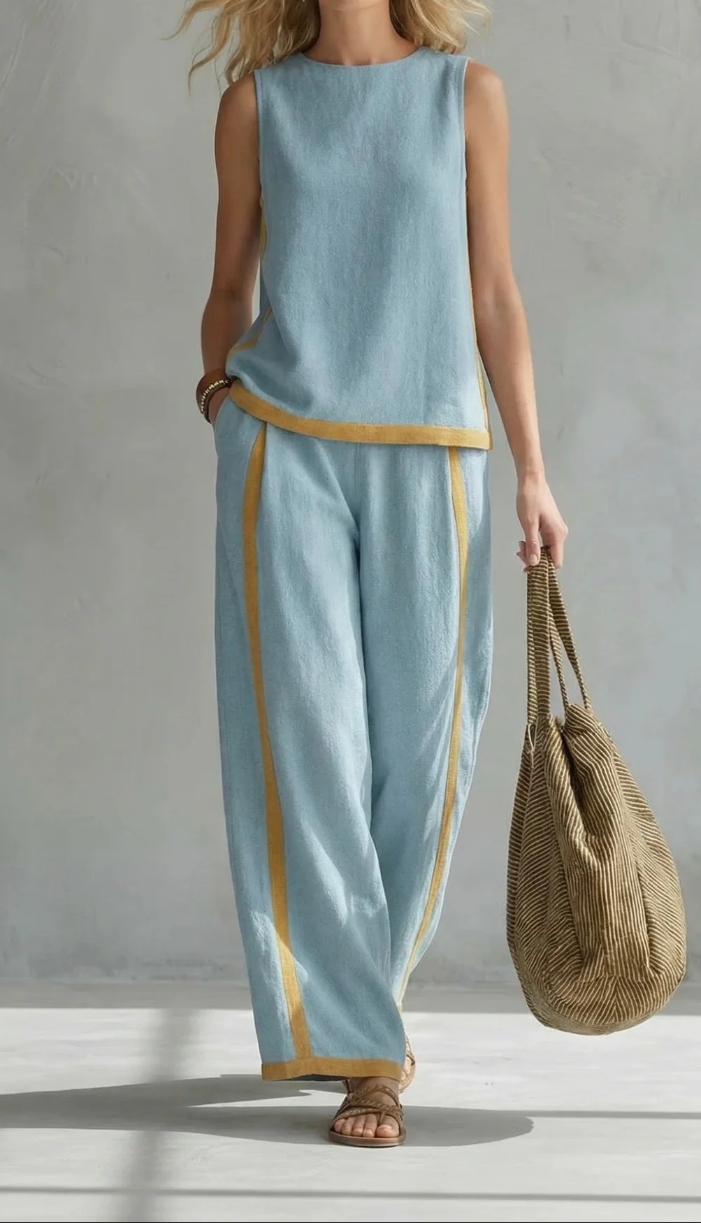 Claire™ - Schickes Leinen Ensemble - Image 7