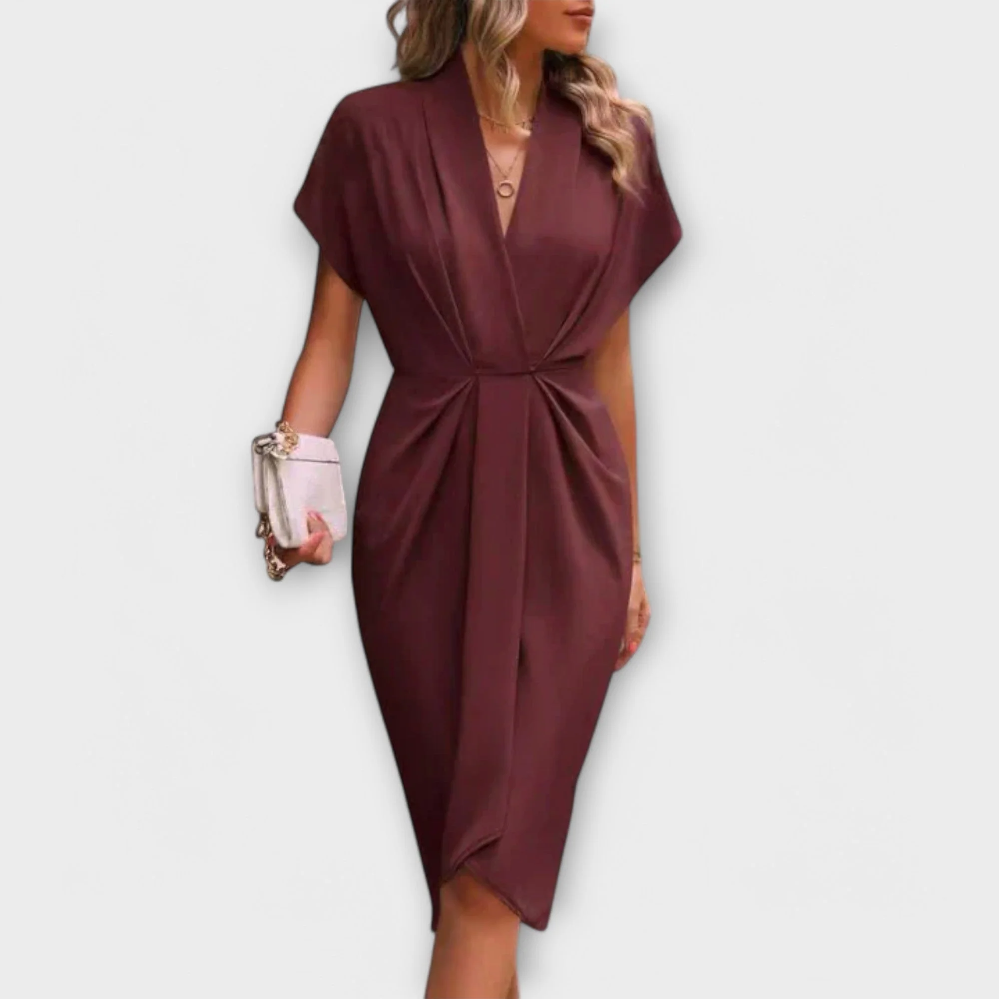 Dana™ - Midi-Kleid mit Schleife - Image 5