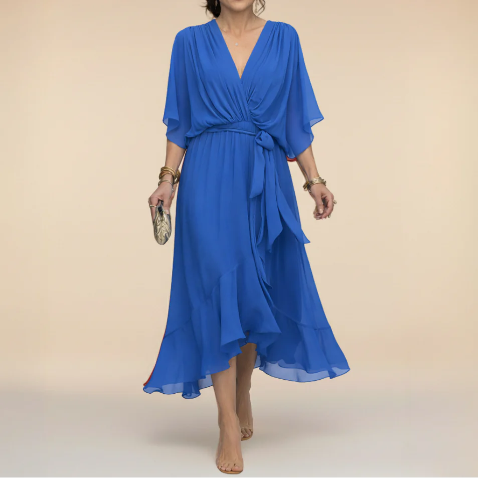 Deria™ - Chiffonkleid mit V-Ausschnitt - Image 7