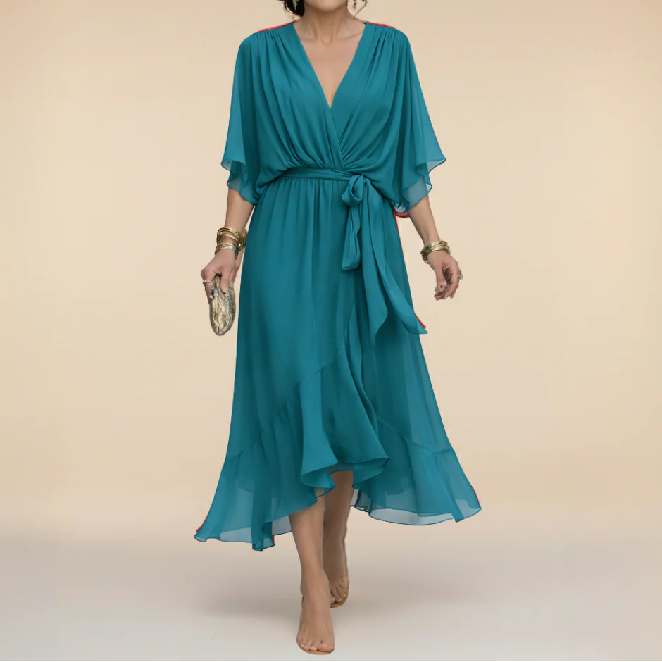Deria™ - Chiffonkleid mit V-Ausschnitt - Image 8
