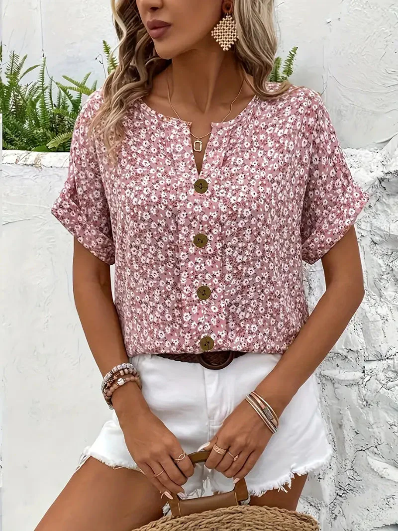 Eireen™ - Elegantes Sommer Blumen Tops - Image 4