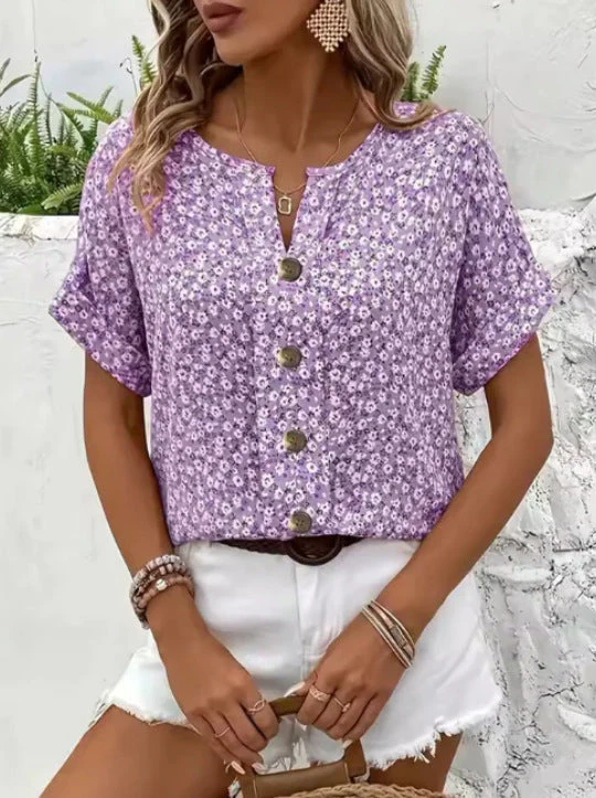 Eireen™ - Elegantes Sommer Blumen Tops - Image 7