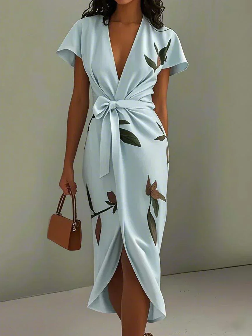 Elin™ - Elegante Wickelkleid mit Blumenmuster - Image 9