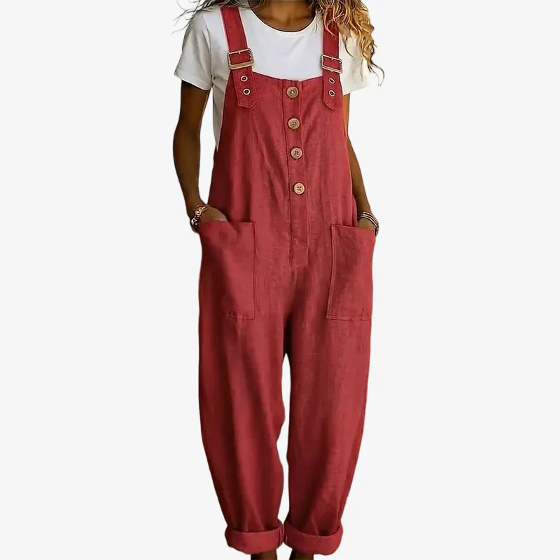 Elma™ - Lässige Locker Sitzende Latzhosen für Damen - Image 2