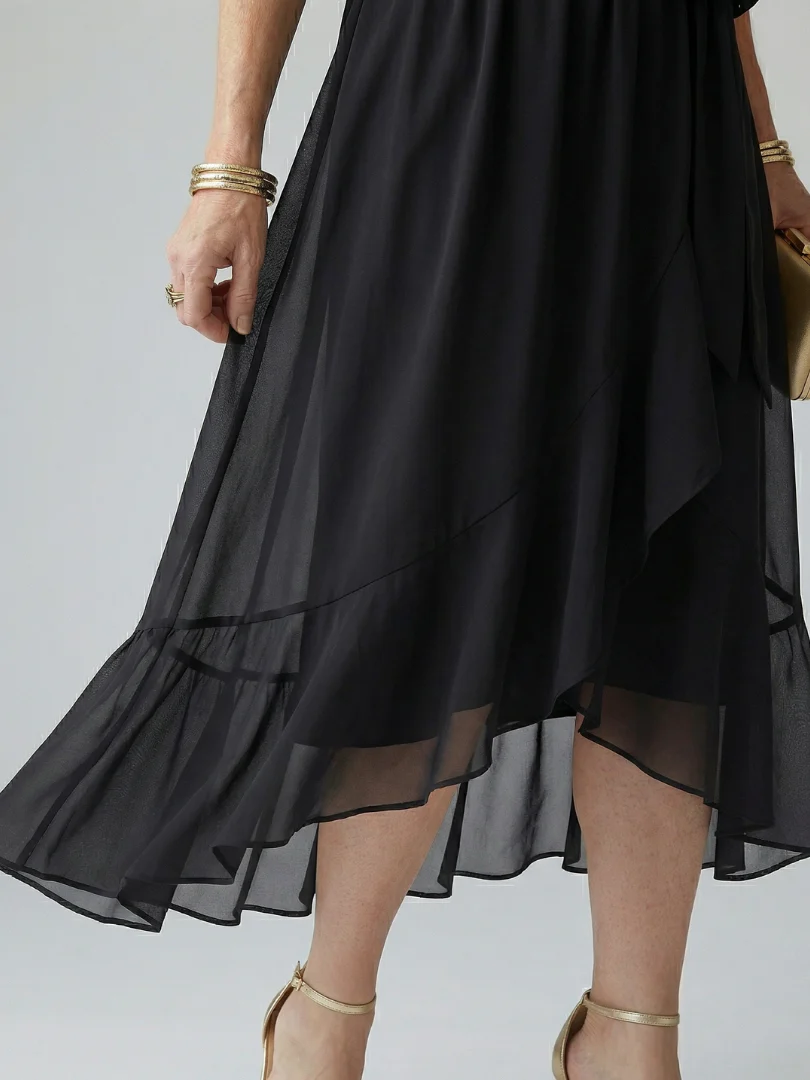 Elric - Midi Drapierte Robe - Image 5