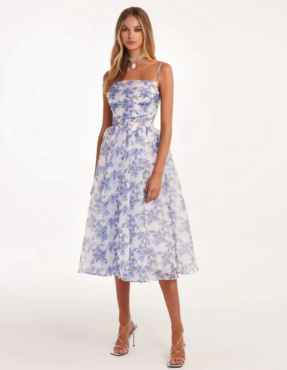 Emery - Midi Blumen Kleid - Image 7
