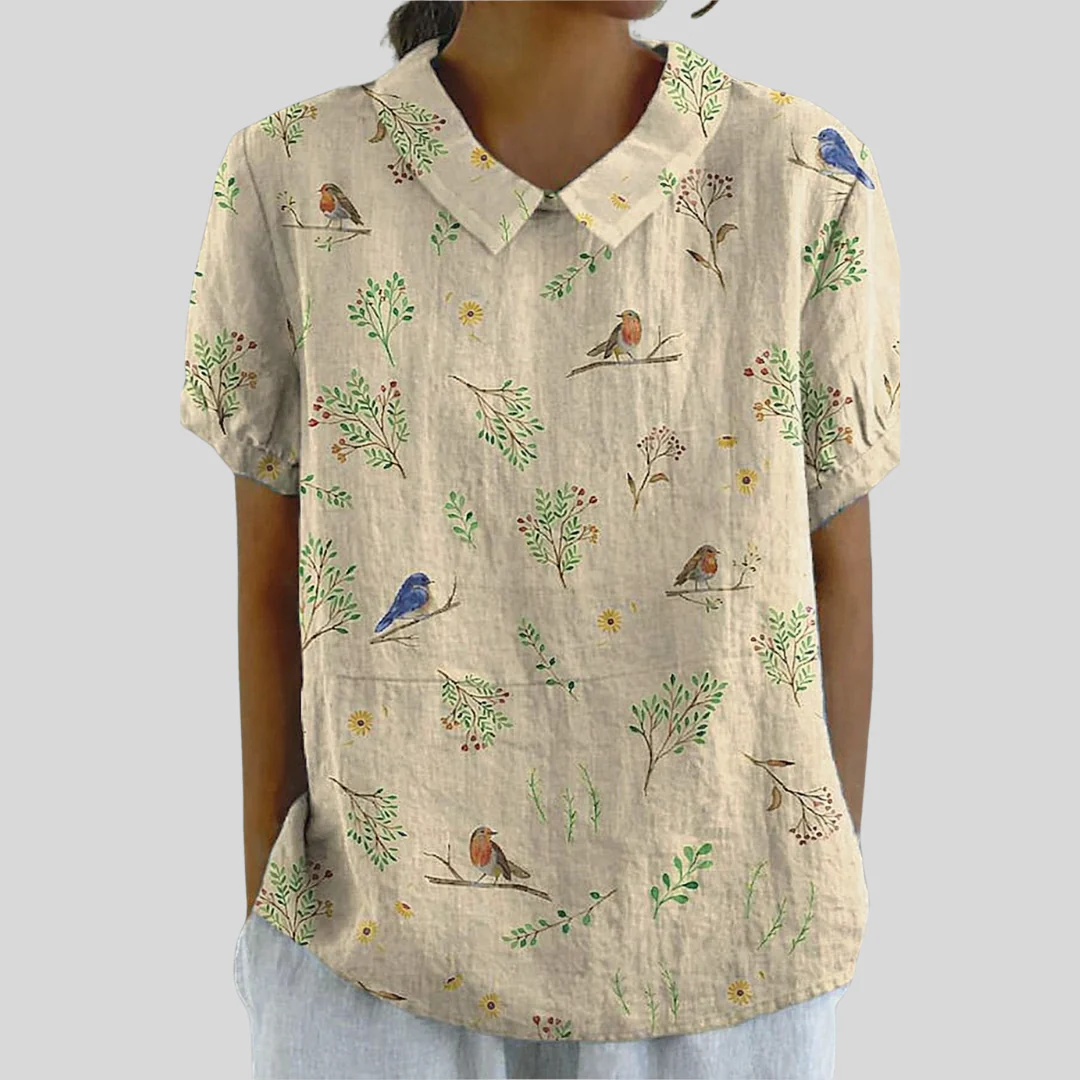 Émilie - Bluse Natur Poétique