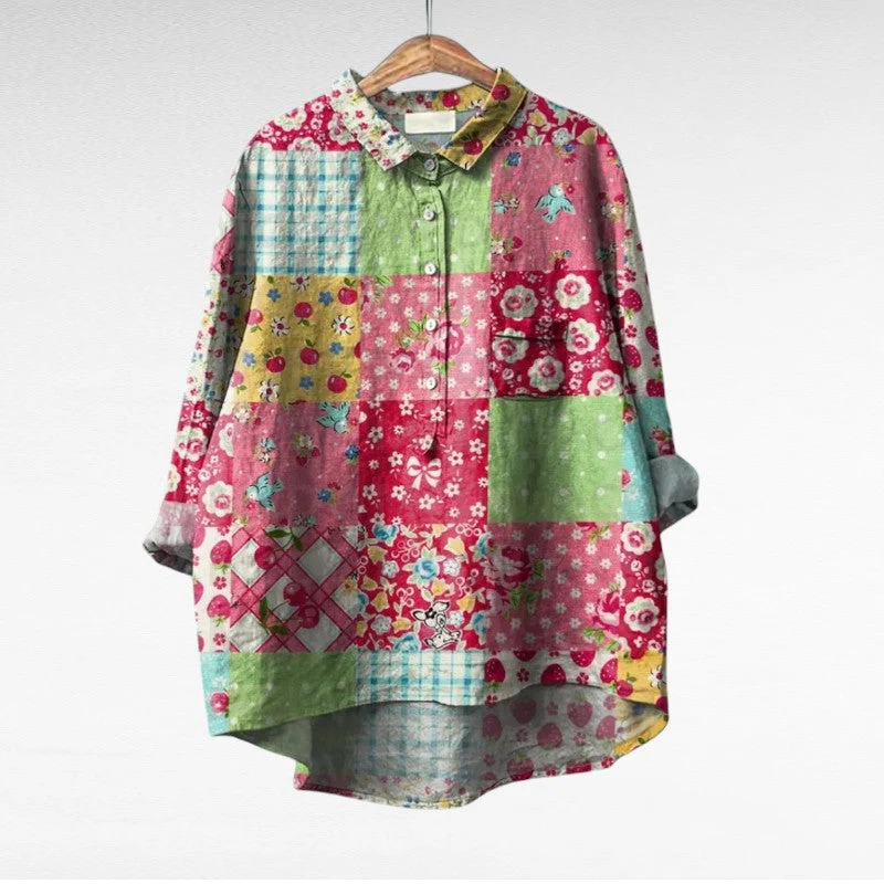 Esmée - Künstlerische Blumenbluse - Image 10