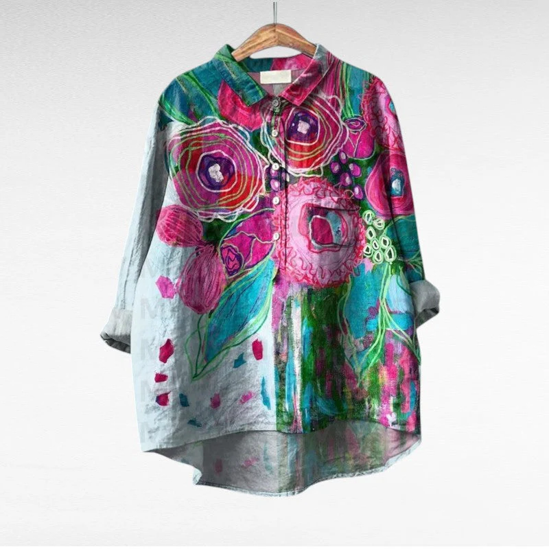 Esmée - Künstlerische Blumenbluse - Image 3