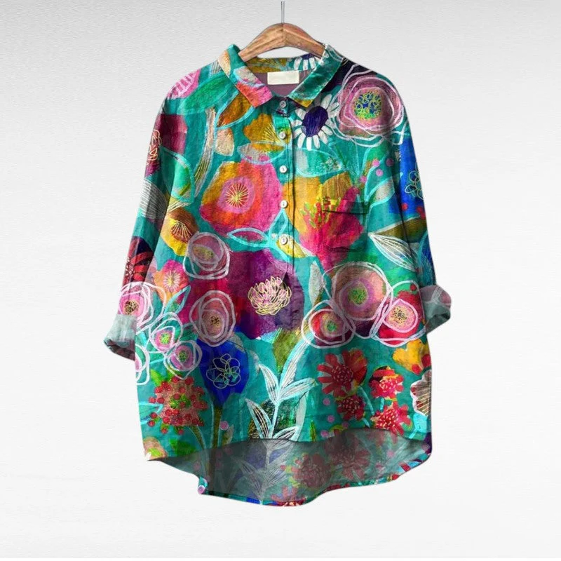 Esmée - Künstlerische Blumenbluse - Image 4