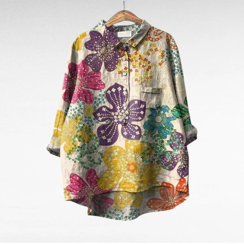 Esmée - Künstlerische Blumenbluse - Image 5