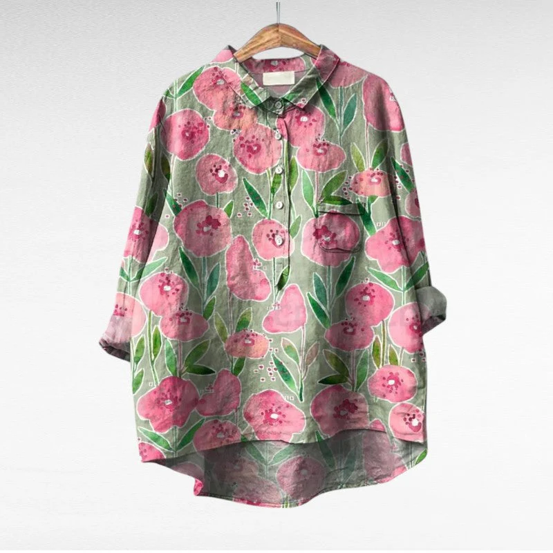 Esmée - Künstlerische Blumenbluse - Image 7