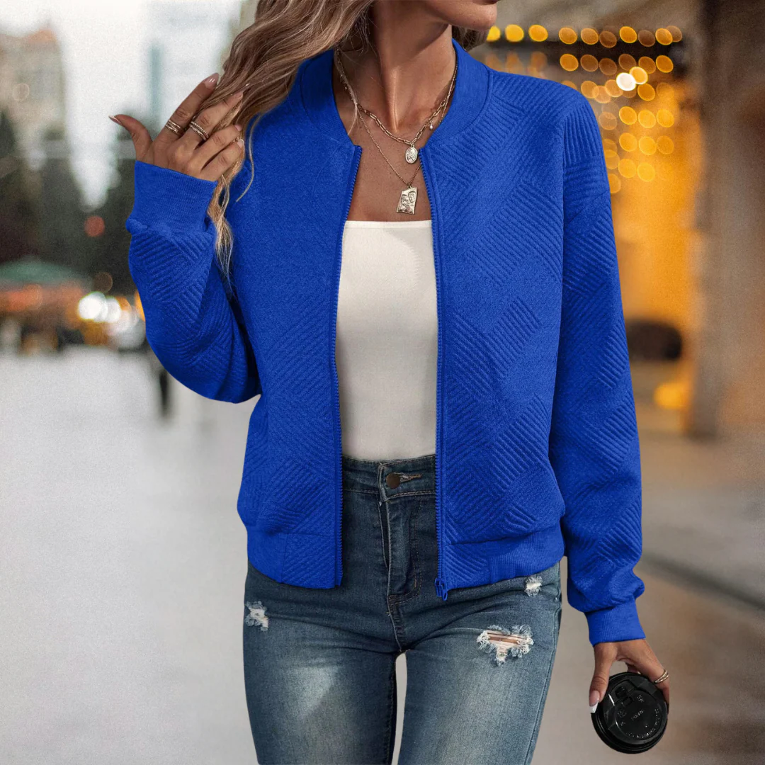 Fanny™ – Warme und Bequeme Strukture-Bomberjacke - Image 6