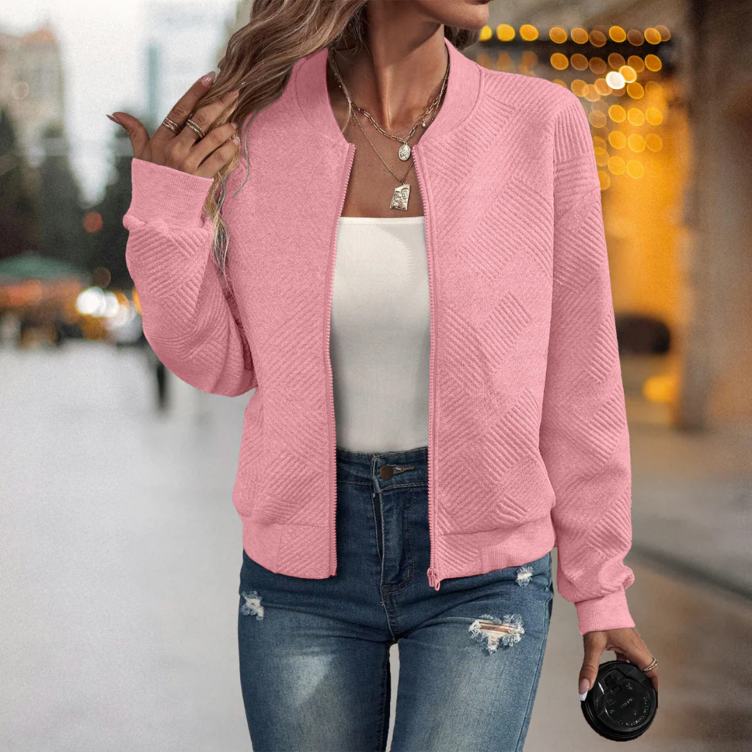 Fanny™ – Warme und Bequeme Strukture-Bomberjacke - Image 8