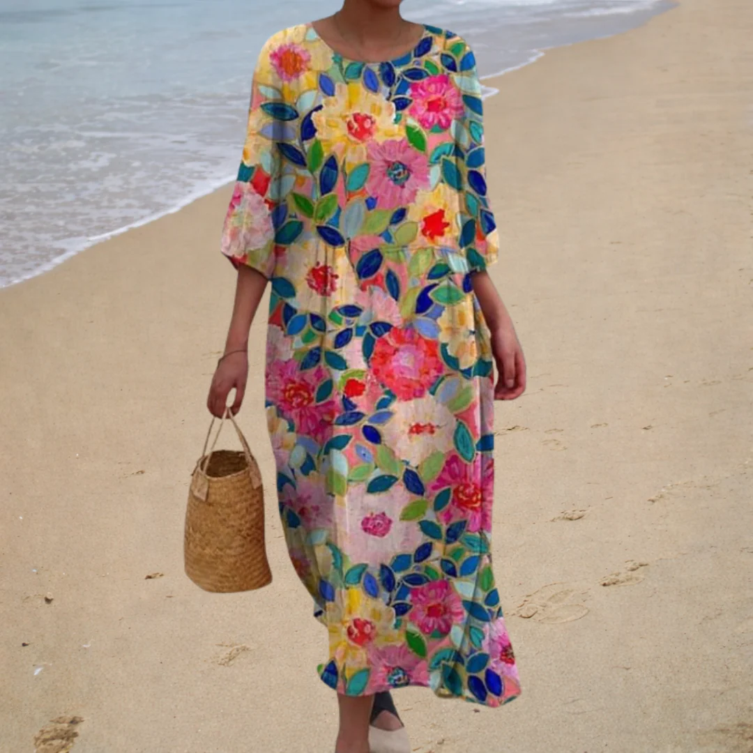 Farbenfrohes Sommerkleid