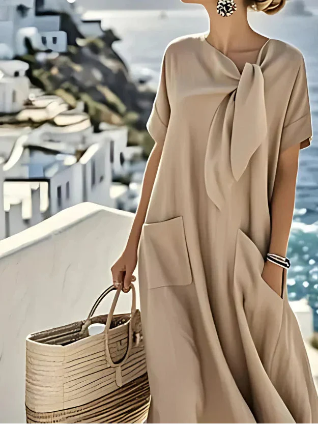 Fleur™ - Elegante Kleid mit Taschen - Image 5