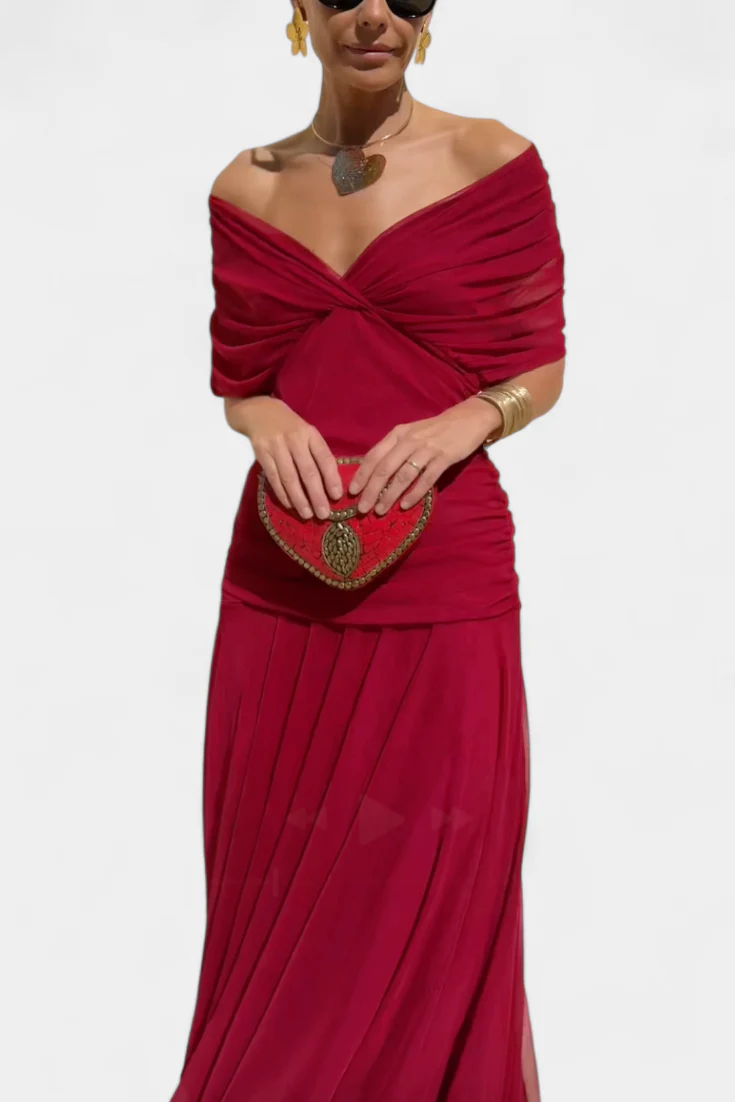 Florendra™ - Langes Blumenkleid mit V-Ausschnitt - Image 11