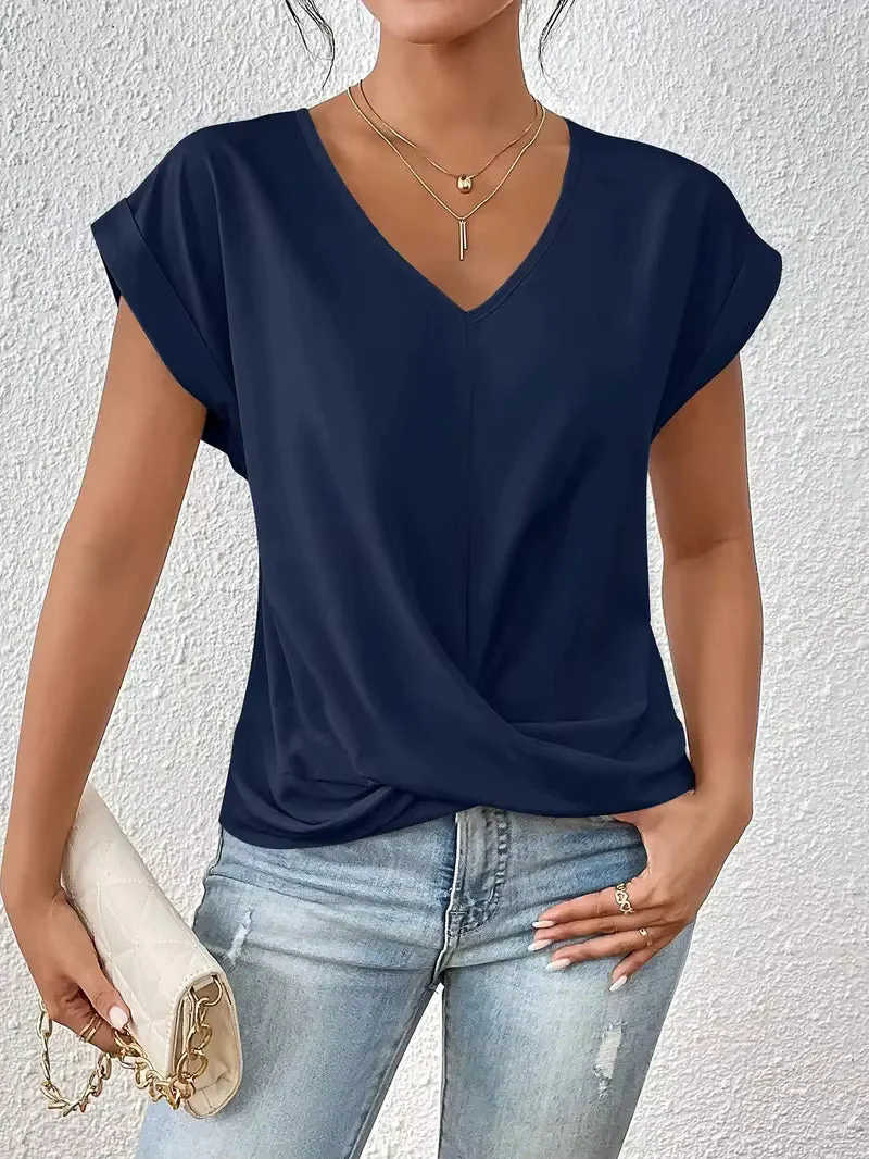 Geormina™ - Top mit V-Ausschnitt und Stretchanteil - Image 10