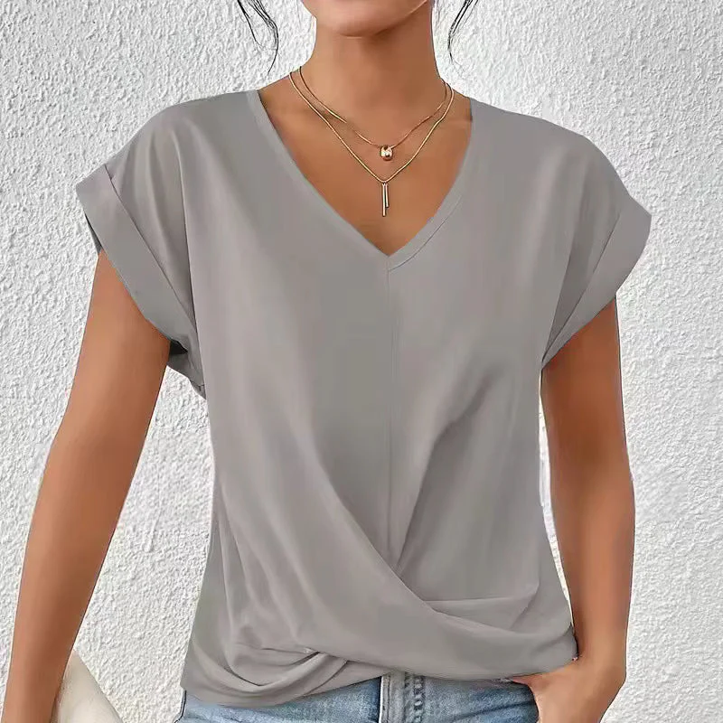 Geormina™ - Top mit V-Ausschnitt und Stretchanteil - Image 12