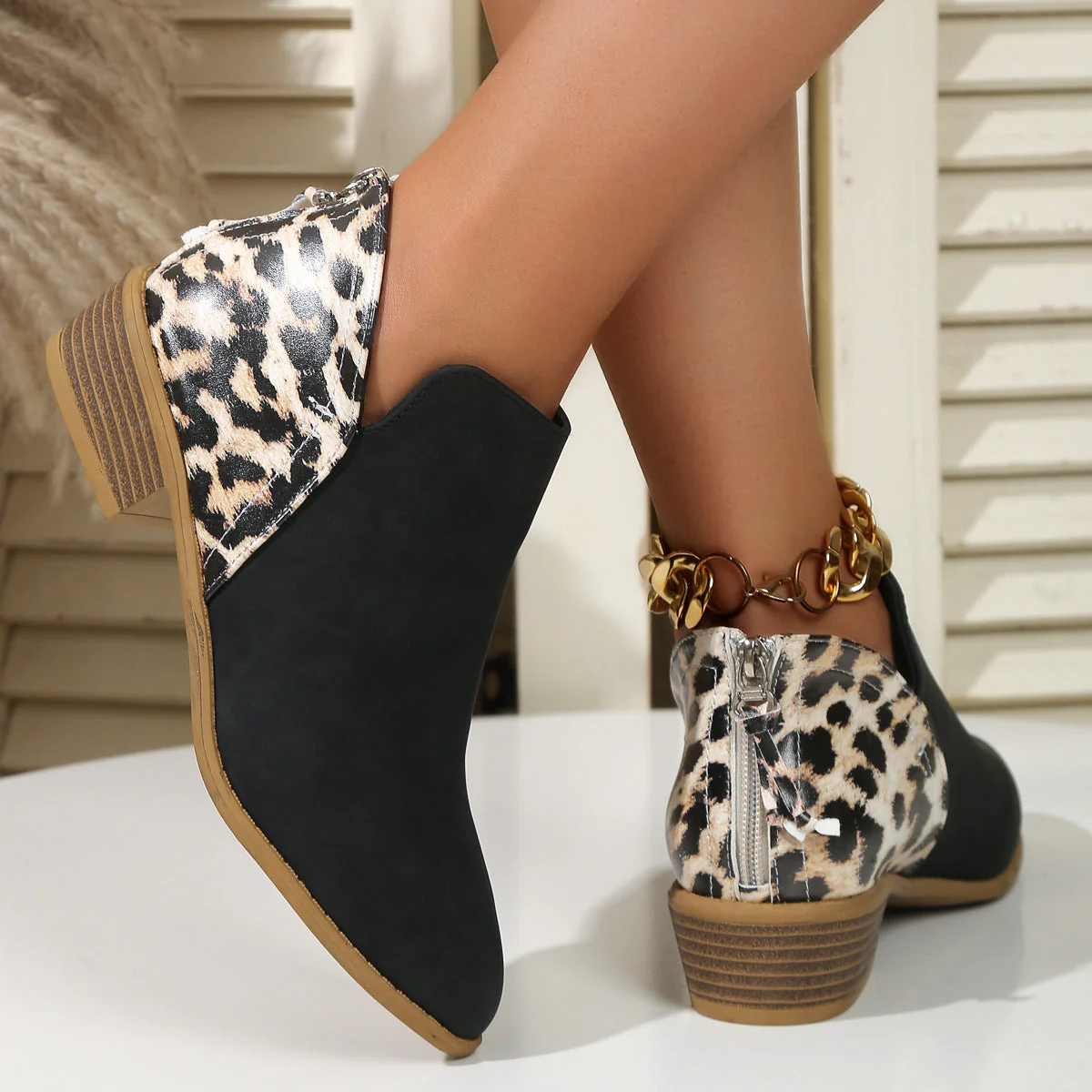 Grafika™ - Stilvolle Stiefel mit Print - Image 2